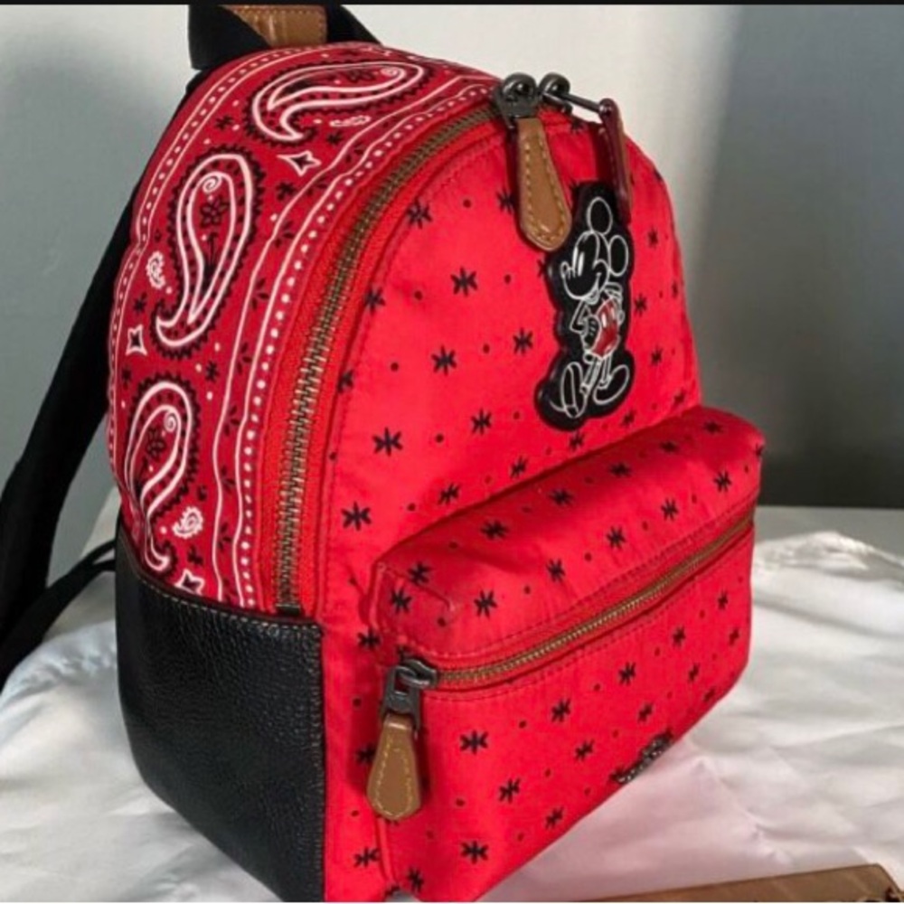 Disney X Coach limited edition Mickey Mouse backpack - Picture 7 of 8